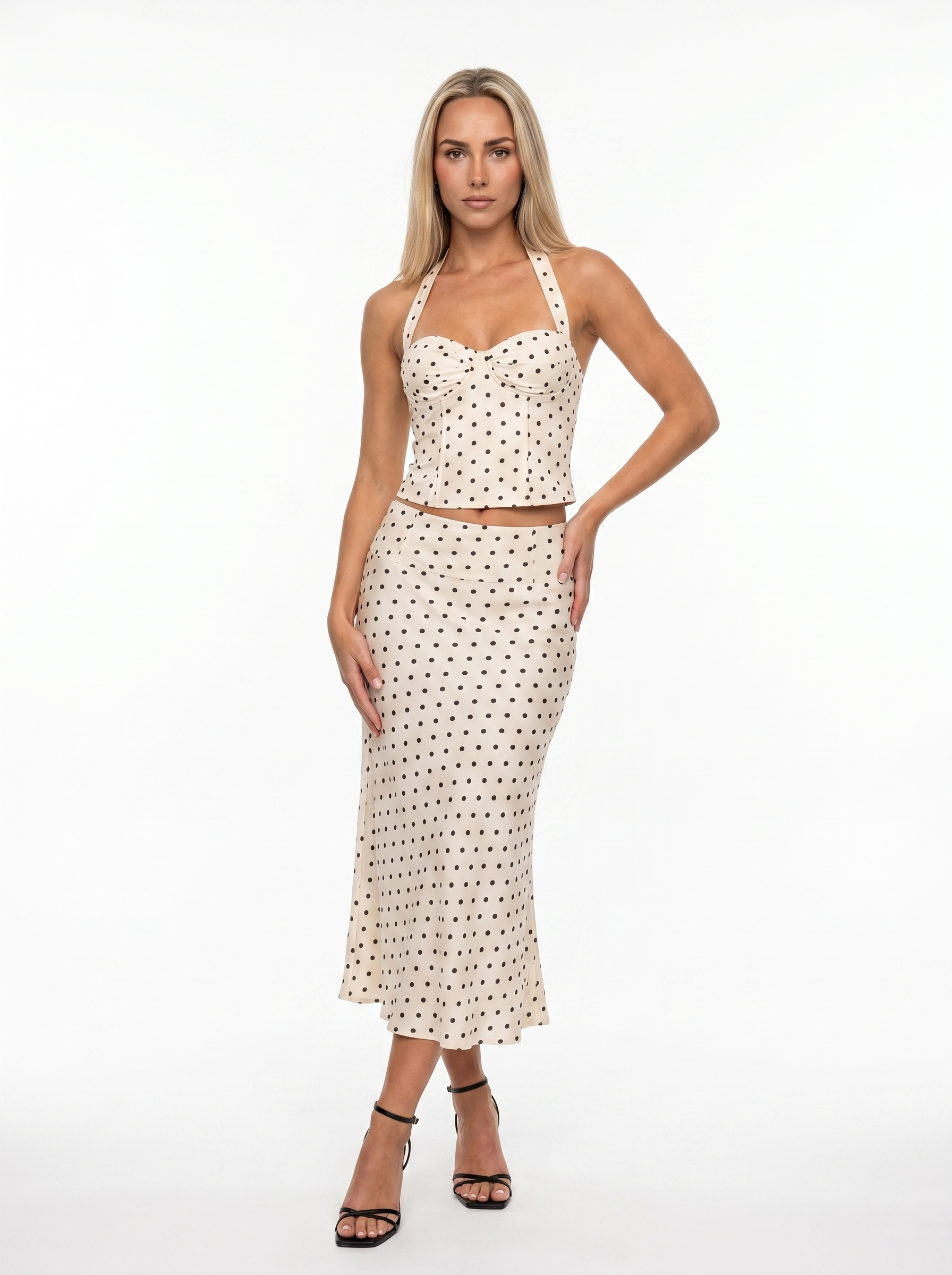 Ensemble Polka à pois