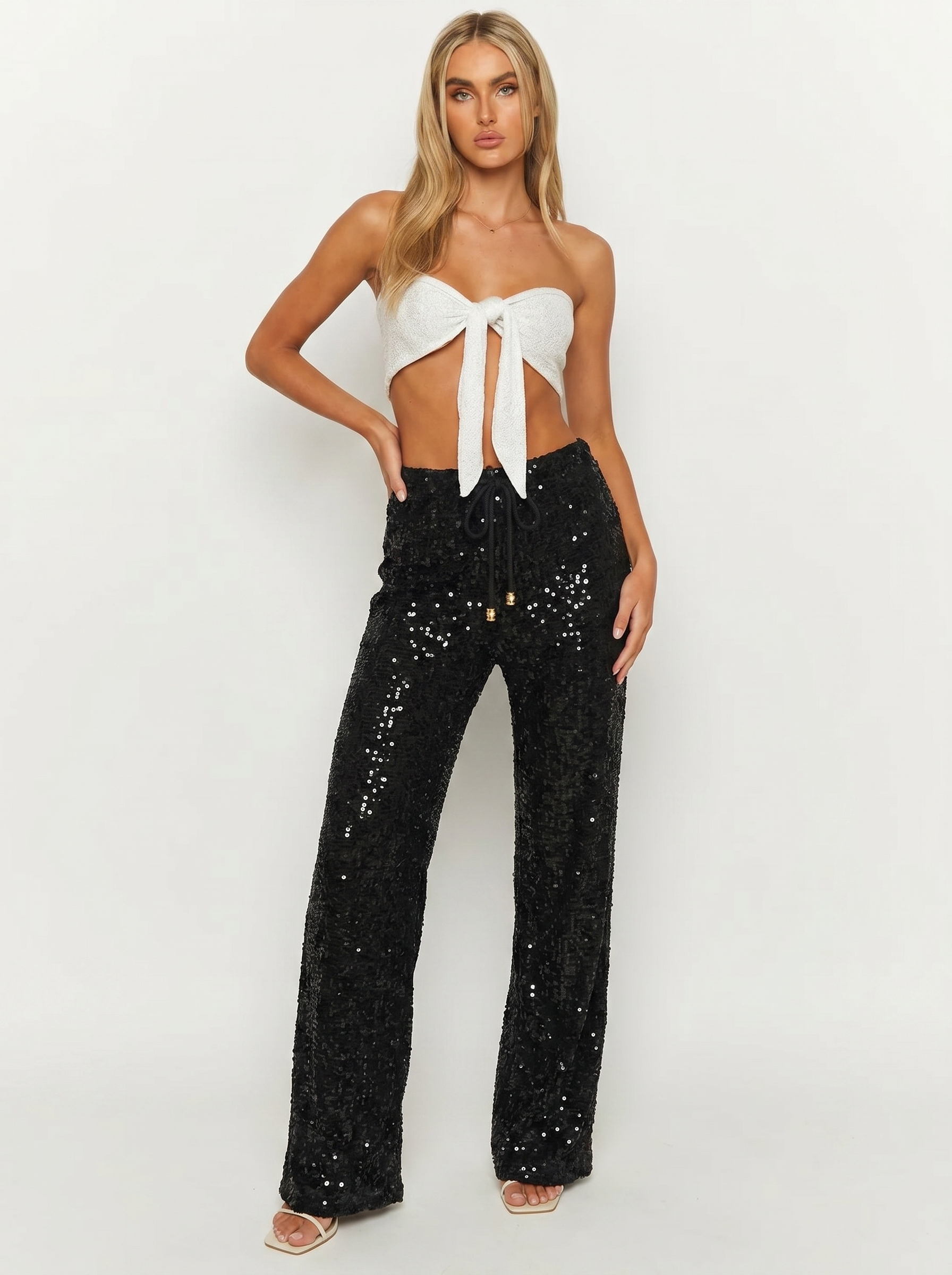 Pantalon à paillette