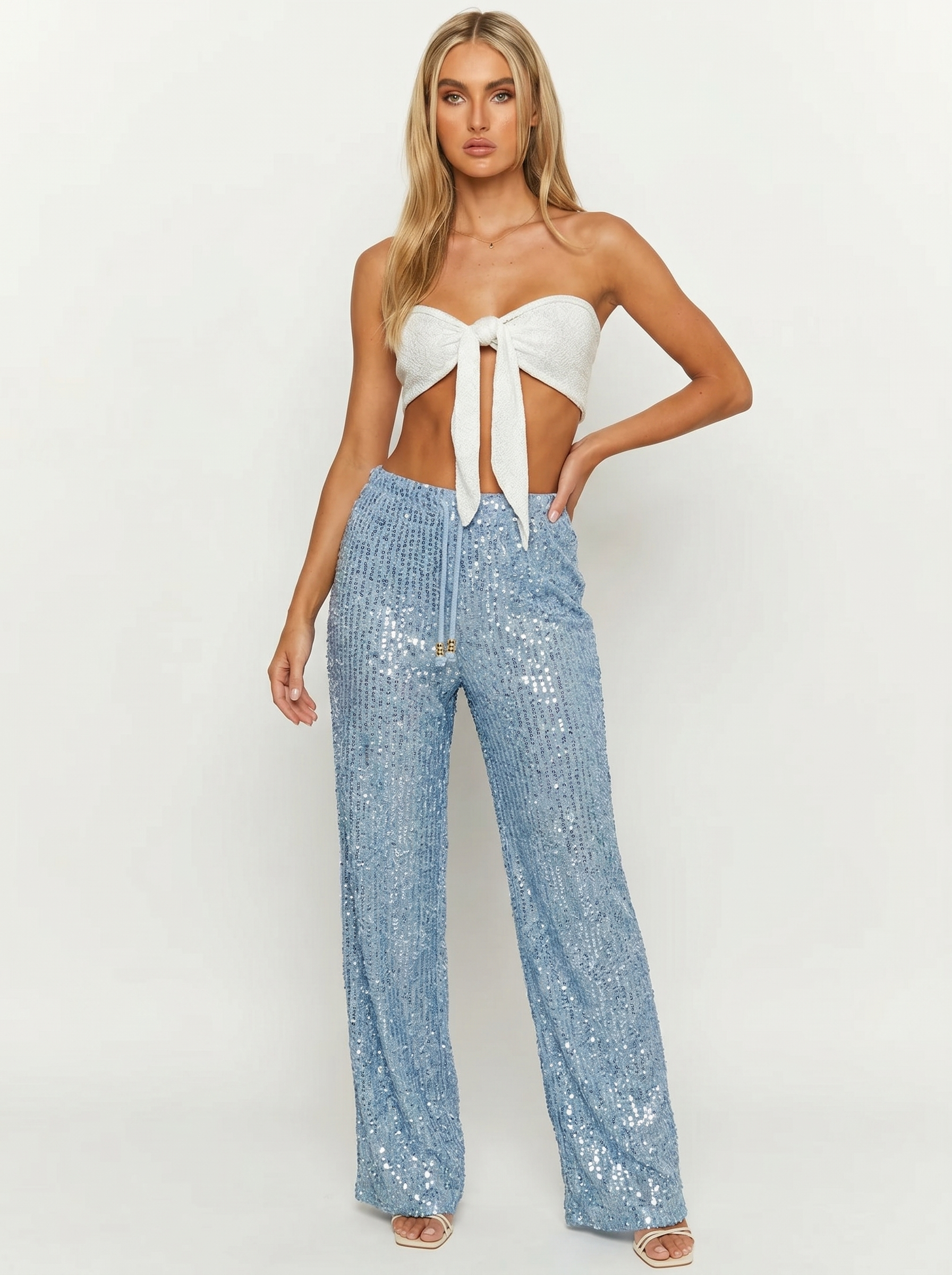 Pantalon à paillette